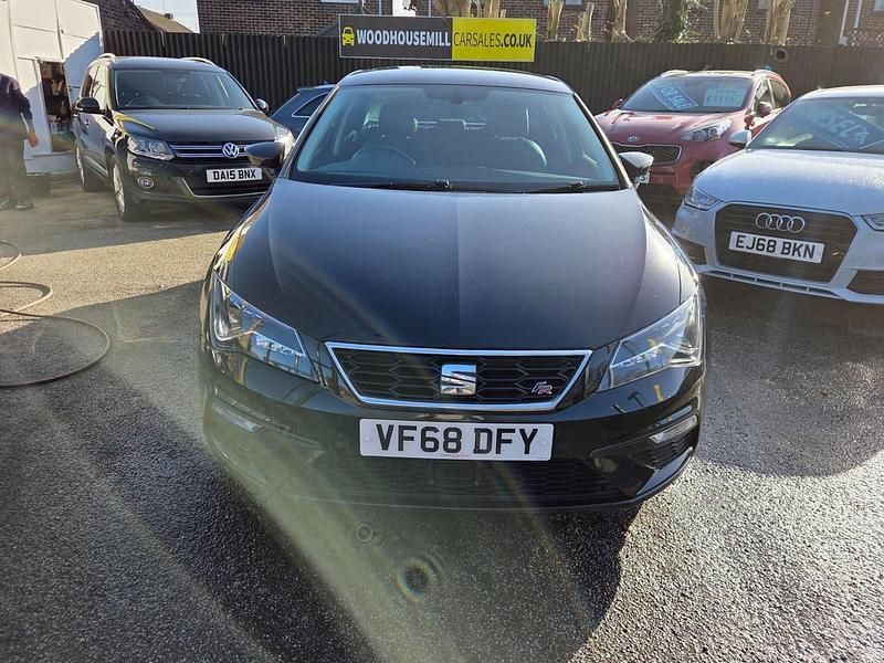 Used Seat Leon FR 130 HP (95 kW) 2019 Black Hatchback