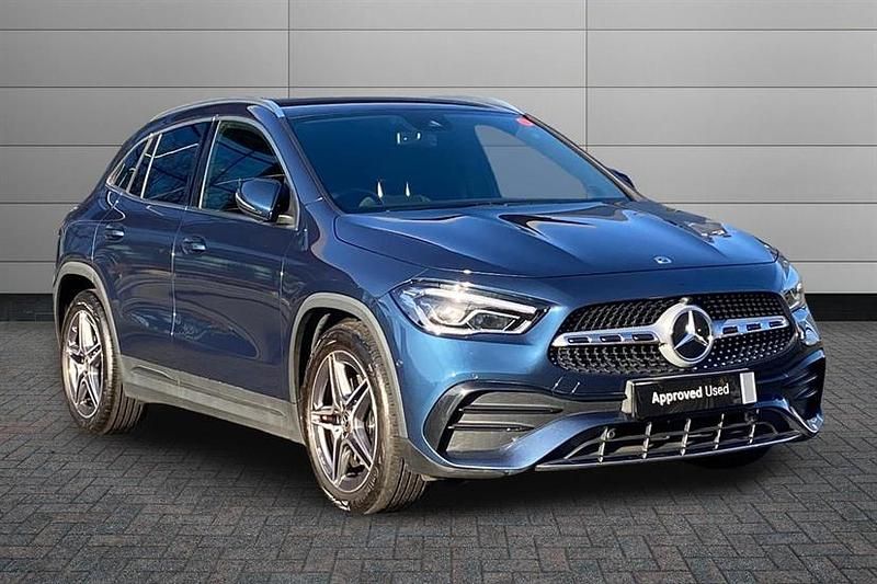 Denim blue Used 2021 Mercedes 200 Executive Hatchback | £22,350 (Fair price) - Image 1/4