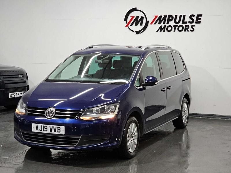 Used VW Sharan SE 150 HP (110 kW) 2019 Blue MPV