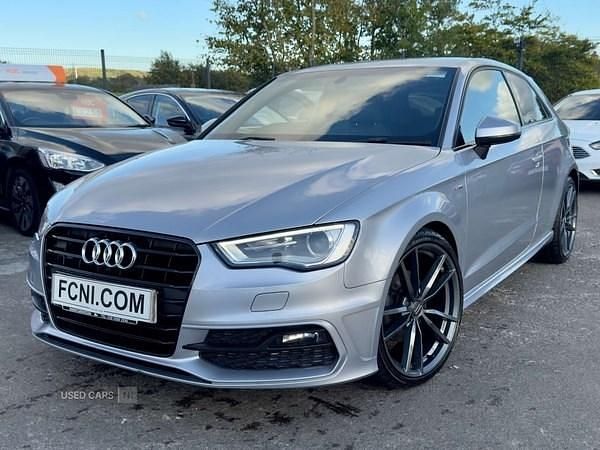 Silver Used 2015 Audi A3 S-Line Hatchback | £9,950 (Fair price) - Image 1/4