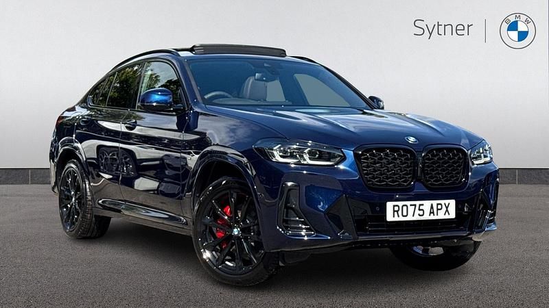 Blue New 2025 BMW X4 M Sport SUV | £58,500 - Image 1/4