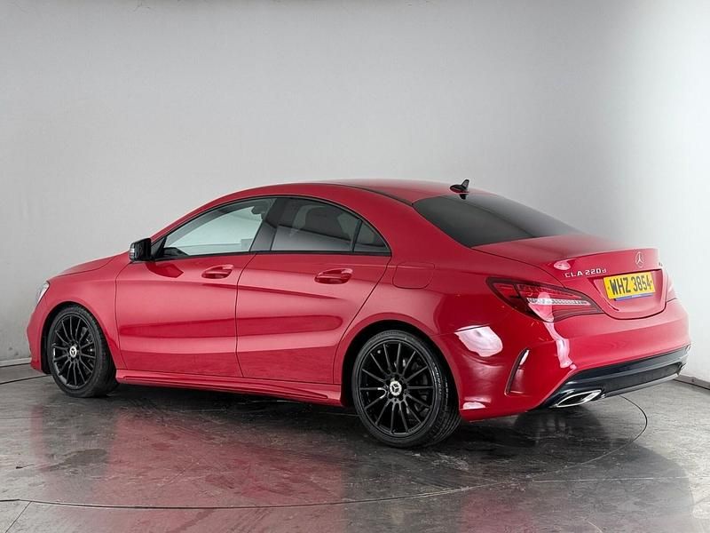 Used Mercedes CLA220 AMG line 170 HP (125 kW) 2018 Red Sedan
