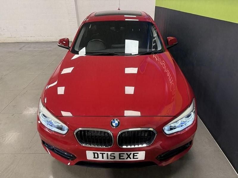 Used BMW 118 Sport Line 136 HP (100 kW) 2015 Red Hatchback