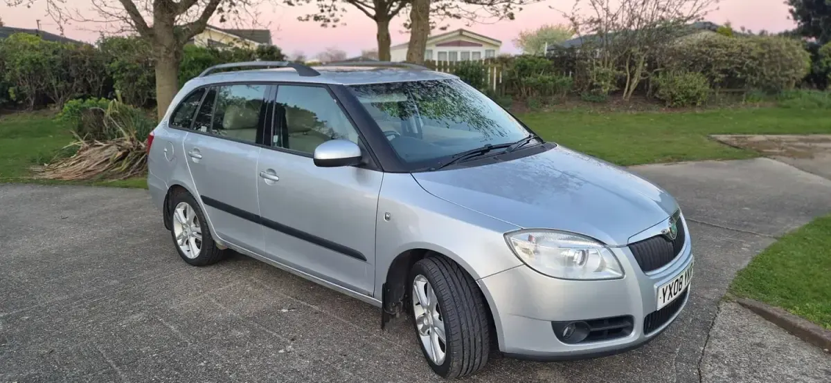 Used Skoda Fabia 86 HP (63 kW) 2008 Silver Estate
