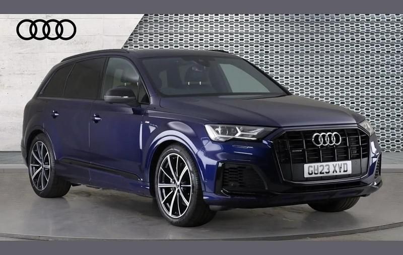Blue Used 2023 Audi Q7 Black Edition SUV | £42,590 (Fair price) - Image 1/4