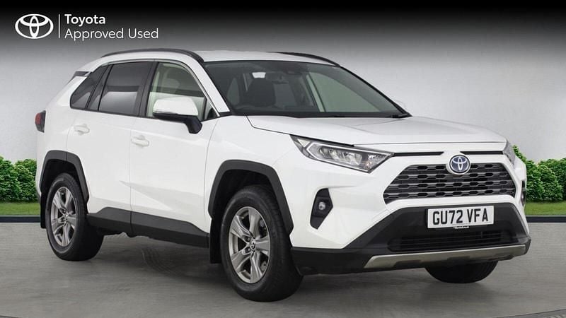 White Used 2022 Toyota RAV4 Hybrid SUV | £22,359 (Super price) - Image 1/4