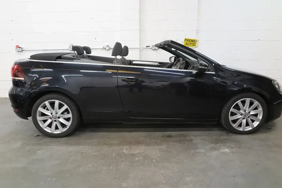 Used VW Golf Cabriolet S 105 HP (77 kW) 2012 Black Cabriolet