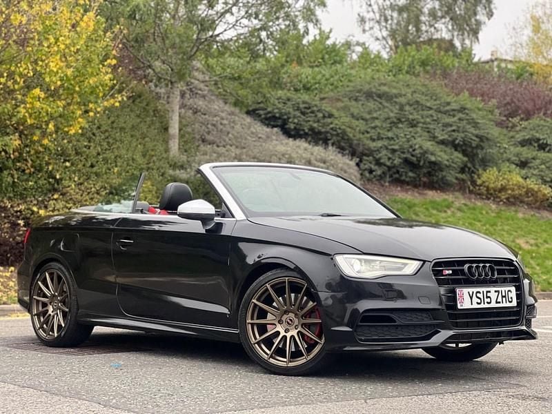 Used Audi S3 Cabriolet 300 HP (220 kW) 2015 Black Cabriolet