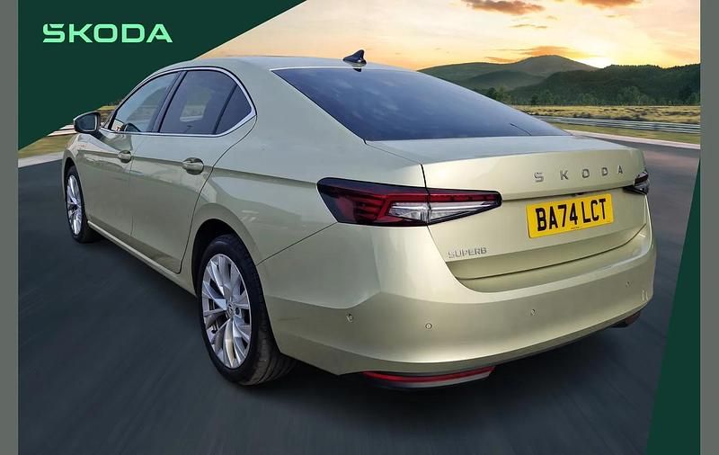 Used Skoda Superb SE L 147 HP (108 kW) 2024 Yellow Hatchback