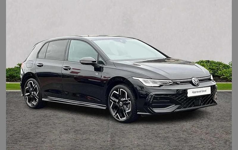 Black Used 2025 VW Golf VIII R-line Hatchback | £27,887 (Expensive) - Image 1/4