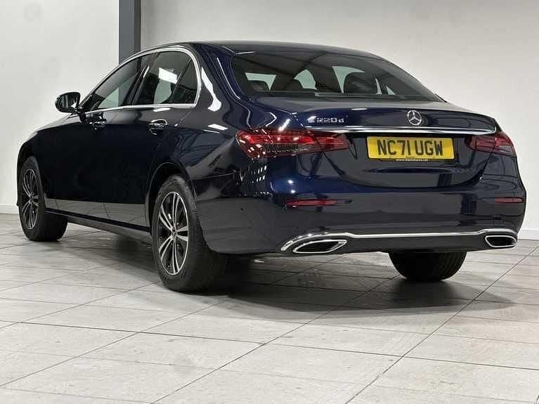 Used Mercedes E220 2021 Blue Sedan