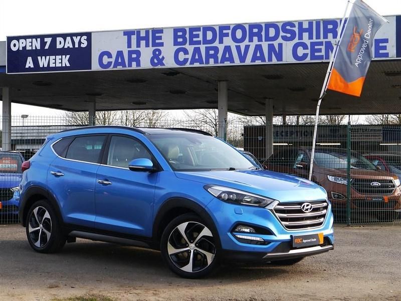 Used Hyundai Tucson Premium SE 2015 Blue SUV