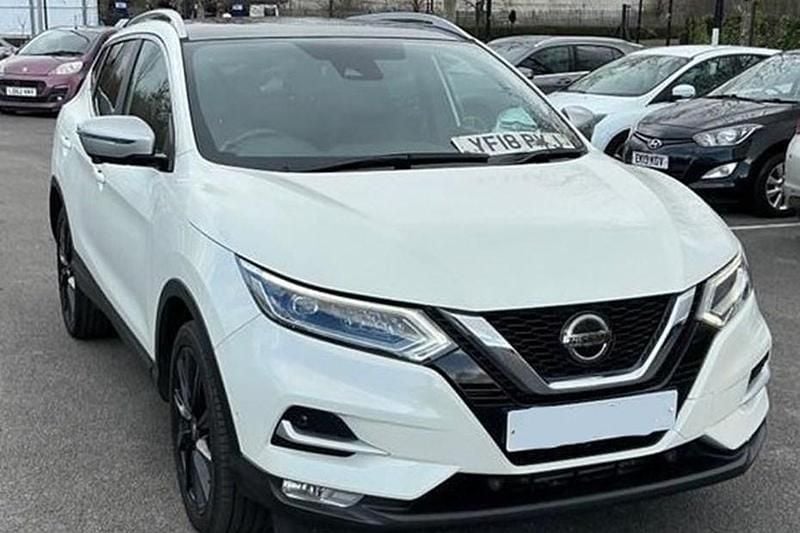 Used Nissan Qashqai Tekna+ 2018 Pure white SUV