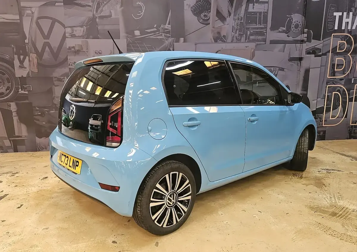 Used VW up! Black Edition 65 HP (47 kW) 2023 Blue Hatchback