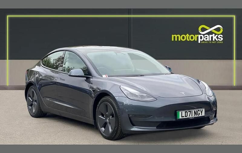 Grey Used 2021 Tesla Model 3 Long Range AWD Sedan | £19,750 (Fair price) - Image 1/4