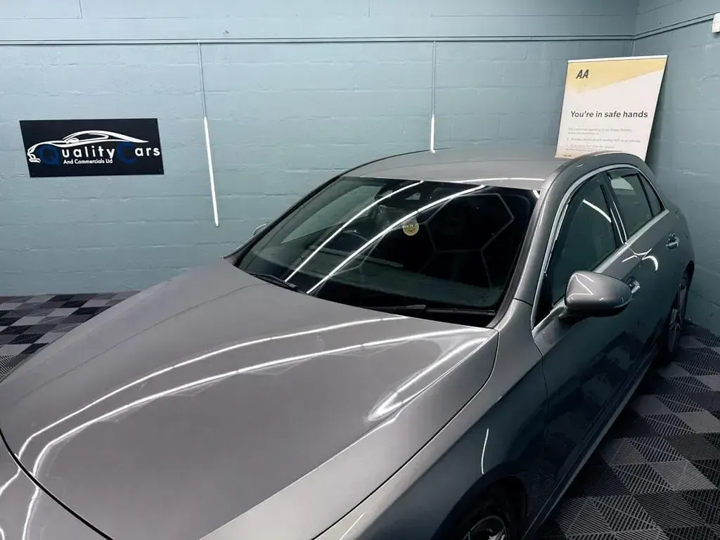 Used Mercedes A250 AMG line 224 HP (164 kW) 2018 Grey Hatchback