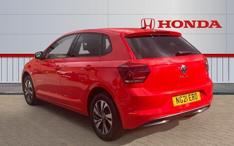 Used VW Polo Match 95 HP (69 kW) 2021 Red Hatchback
