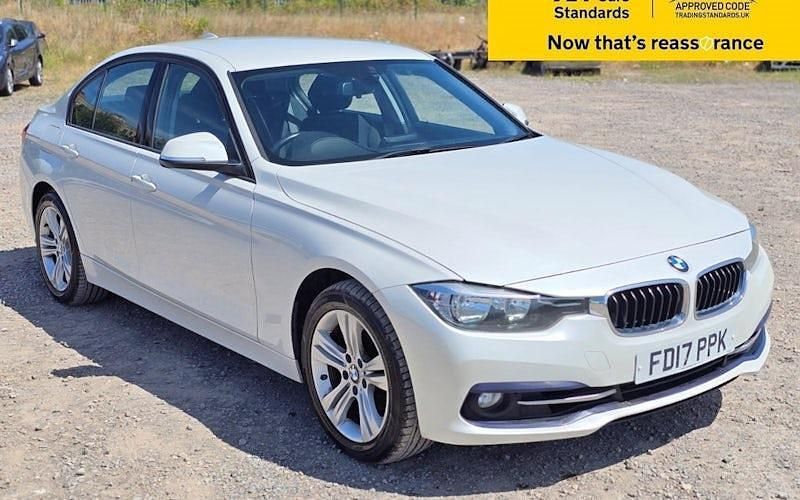 White Used 2017 BMW 320 Sport Line Sedan | £9,788 (Good price) - Image 1/4