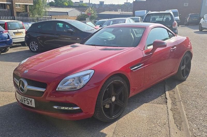 Red Used 2013 Mercedes SLK200 Cabriolet | £8,995 (Good price) - Image 1/1