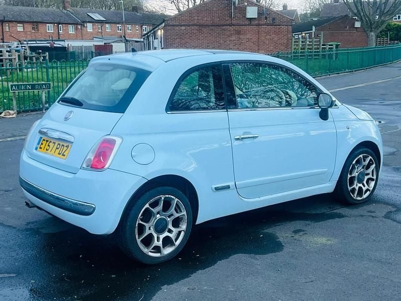 Used Fiat 500 Lounge 2008 Blue Hatchback