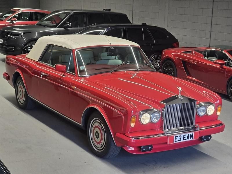 Used Rolls Royce Corniche 1988 Red Cabriolet