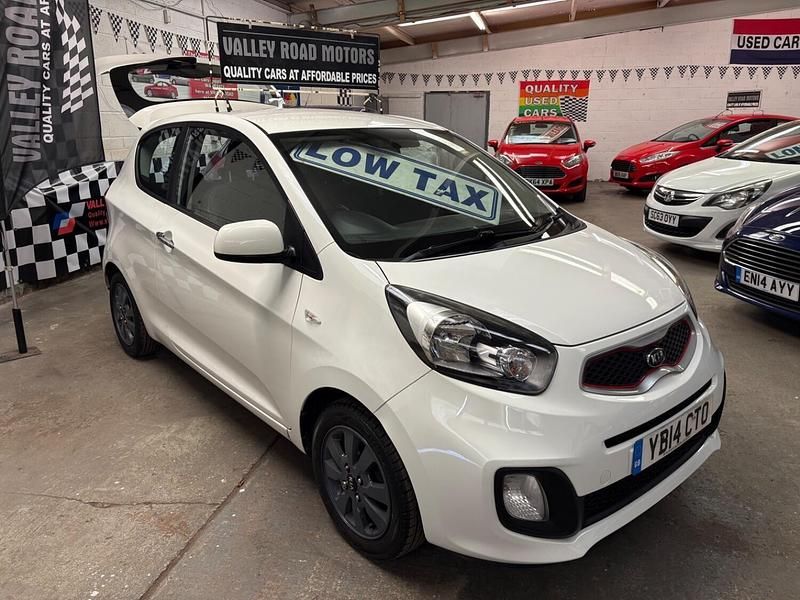 White Used 2014 Kia Picanto 2 Hatchback | £3,650 (Fair price) - Image 1/4