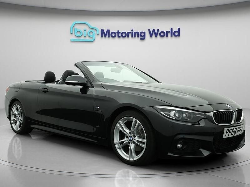 Black Used 2018 BMW 420 M Sport Cabriolet | £16,000 (Fair price) - Image 1/4