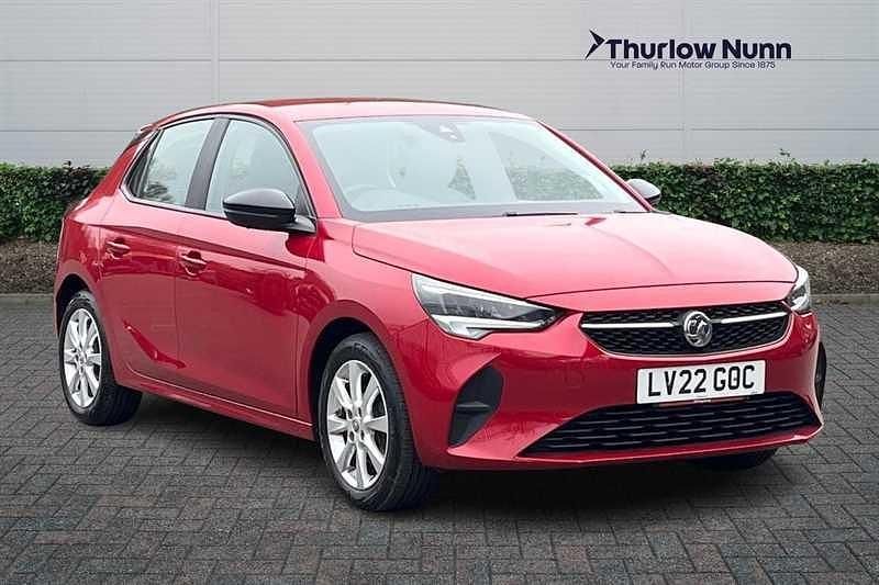 Used Vauxhall Corsa Edition 100 HP (73 kW) 2022 Red Hatchback