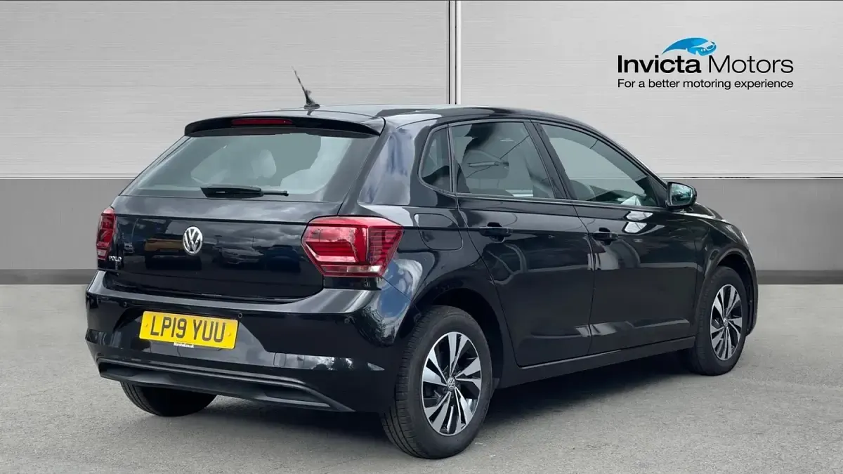 Used VW Polo SE 95 HP (69 kW) 2019 Black Hatchback