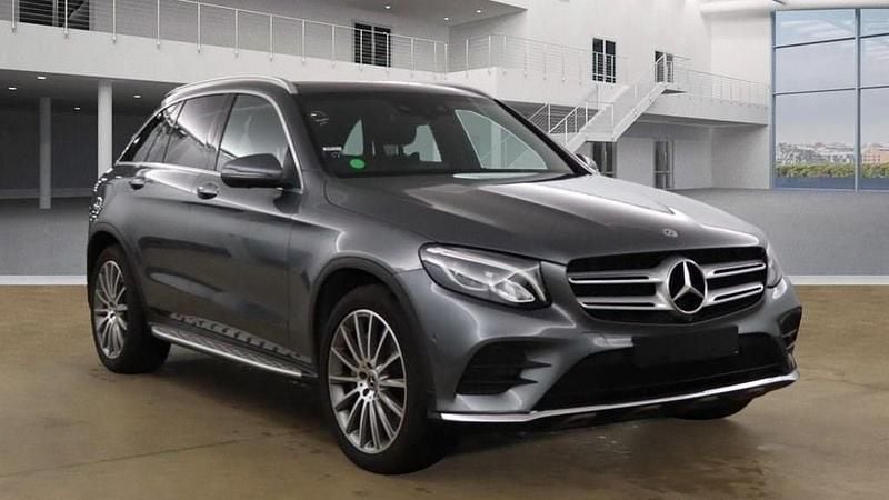 Grey Used 2018 Mercedes GLC250 AMG line SUV | £24,995 (Expensive) - Image 1/4