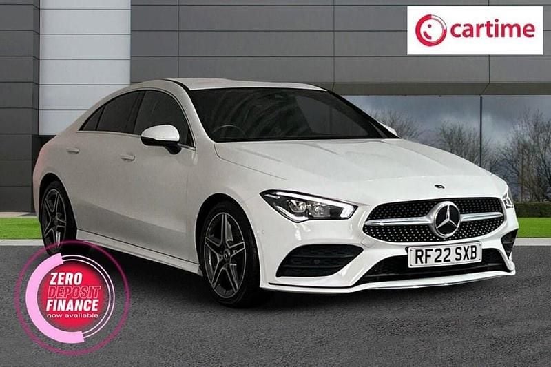 White Used 2022 Mercedes CLA180 AMG line Sedan | £23,251 (Good price) - Image 1/4