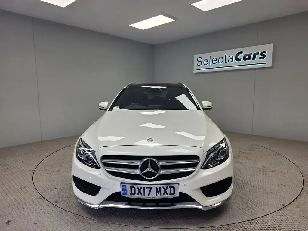 Used Mercedes C250 AMG Line Premium Plus 2017 White Estate