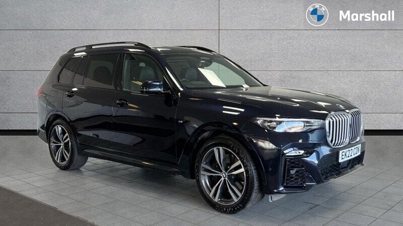 Black Used 2022 BMW X7 M Sport SUV | £54,451 (Super price) - Image 1/4