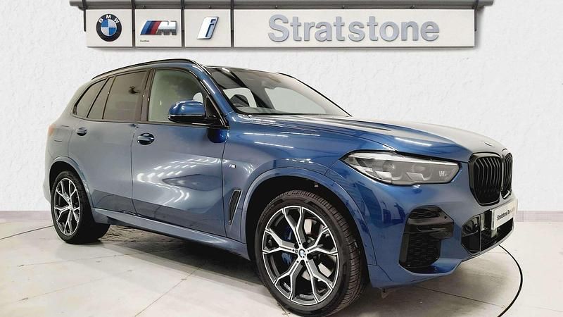 Blue Used 2022 BMW X5 M Sport SUV | £42,744 (Fair price) - Image 1/4