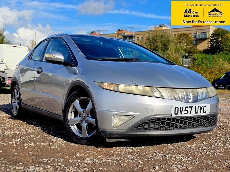 Silver Used 2007 Honda Civic EX Hatchback | £2,488 (Good price) - Image 1/4