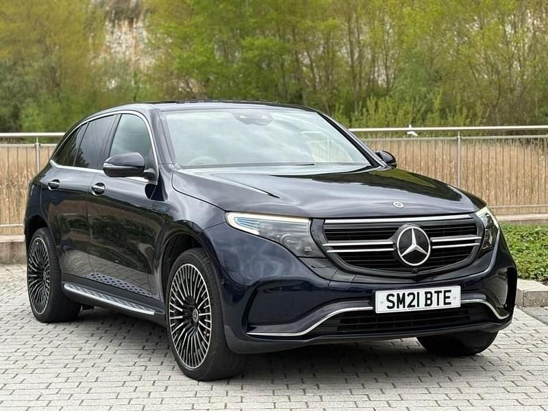 Used Mercedes EQC400 AMG Line Premium 300 kW (408 HP) 2021 Blue SUV