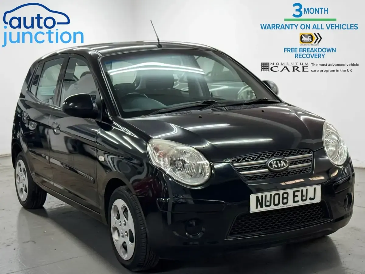 Used Kia Picanto 64 HP (47 kW) 2008 Black Hatchback