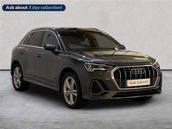 Grey Used 2022 Audi Q3 S-Line SUV | £24,166 (Fair price) - Image 1/4