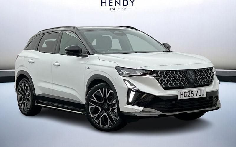 Twotone matte satin pearl white with diamond black roof New 2025 Renault Austral Techno Esprit Alpine SUV | £32,999 (Super price) - Image 1/4