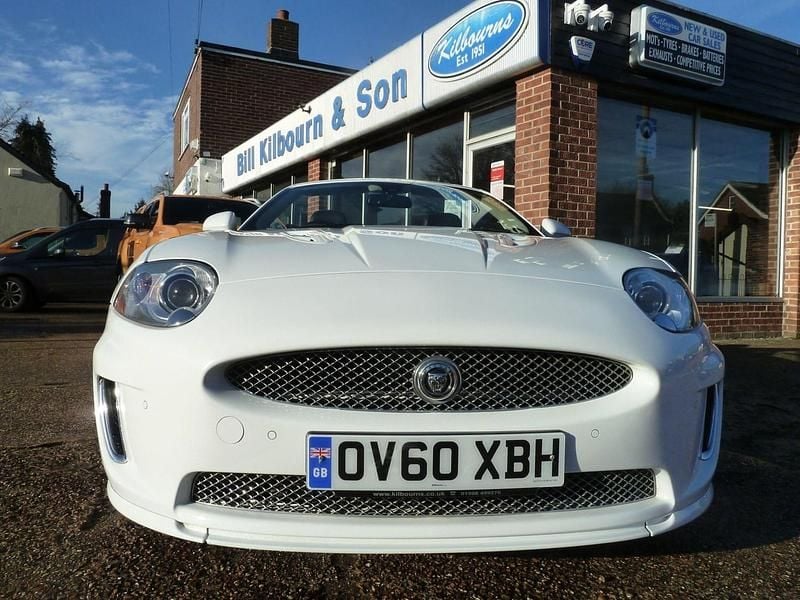 Used Jaguar XKR 510 HP (375 kW) 2010 White Cabriolet