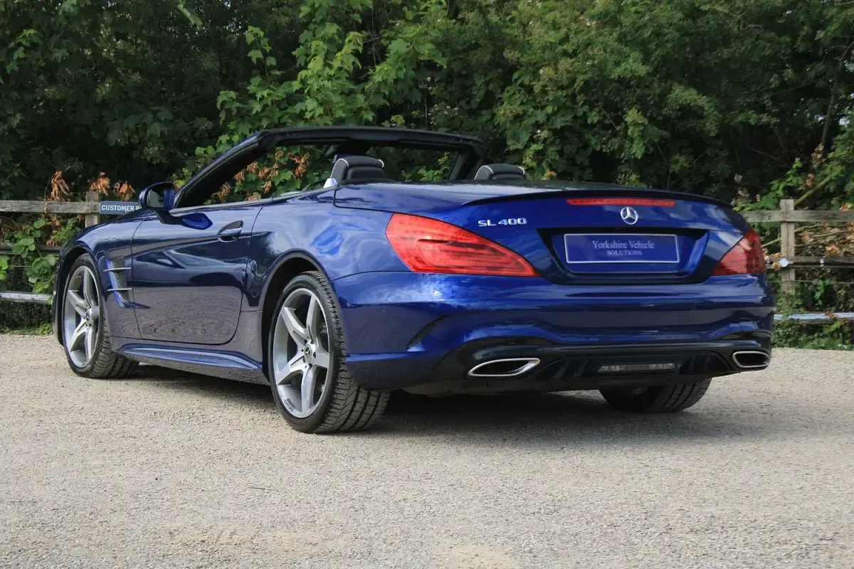 Used Mercedes SL400 AMG Line Premium 2018 Blue Cabriolet