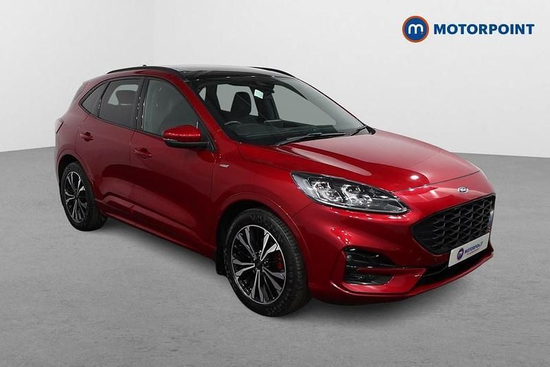 Red Used 2022 Ford Kuga ST-Line X SUV | £20,799 (Fair price) - Image 1/4