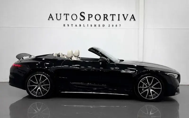 Used Mercedes SL43 AMG AMG 381 HP (280 kW) 2023 Black Cabriolet