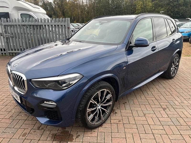 Blue Used 2020 BMW X5 M Sport SUV | £29,899 (Good price) - Image 1/4