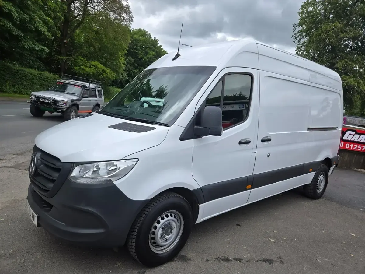 Used Mercedes E-Sprinter Progressive 85 kW (116 HP) 2021 White Van