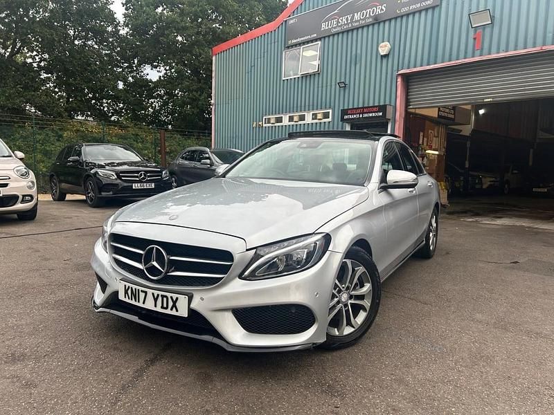 Silver Used 2017 Mercedes C220 Premium Plus Sedan | £10,980 (Good price) - Image 1/4