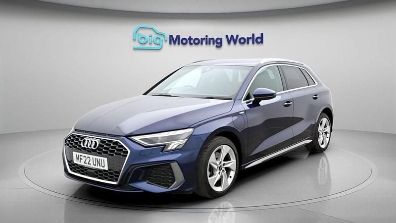 Used Audi A3 e-tron S-Line 2022 Blue Hatchback