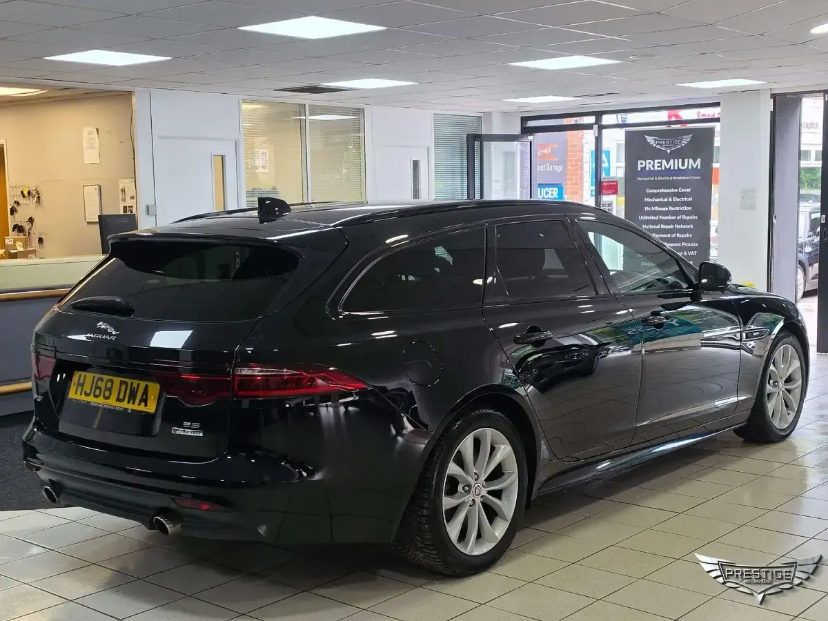 Used Jaguar XF Sportbrake R-Sport 2018 Black Estate