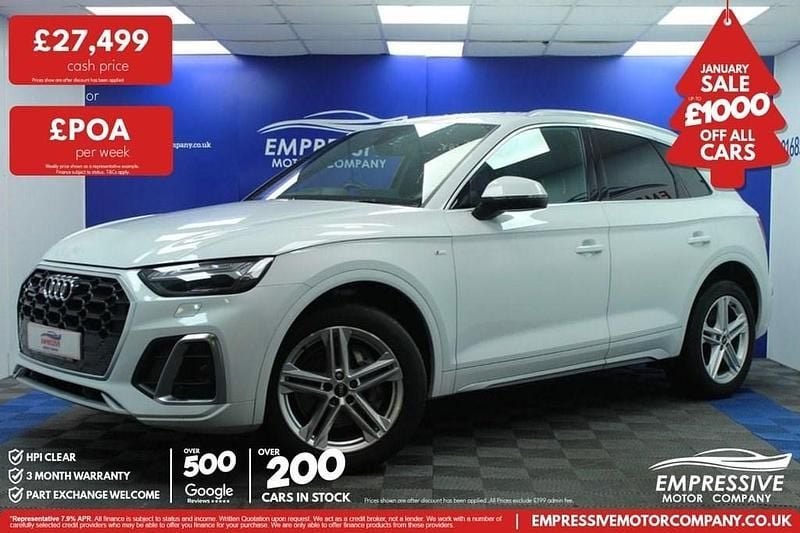 White Used 2020 Audi Q5 S-Line SUV | £27,499 (Fair price) - Image 1/4