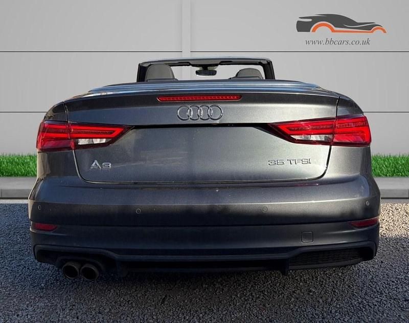 Begagnad Audi A3 Cabriolet S-Line 150 HK (110 kW) 2019 Grå Cab